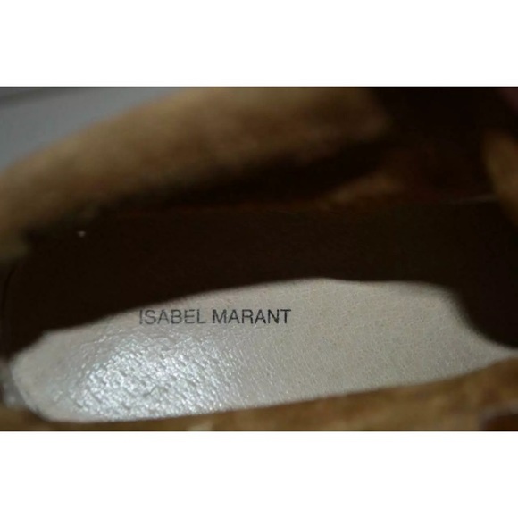 Isabel Marant Bobby Sneaker Brown Suede wedge platform Paris lace up sneaker - Picture 3 of 7